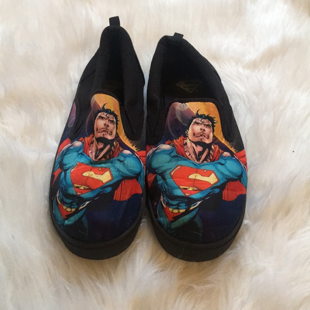 Hot Topic Superman Slide On Shoes Size 11